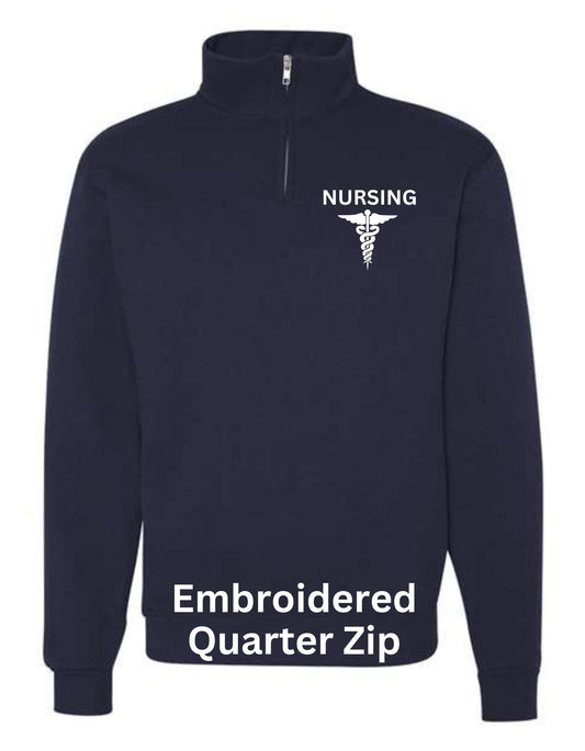 Embroidered Nursing Caduceus