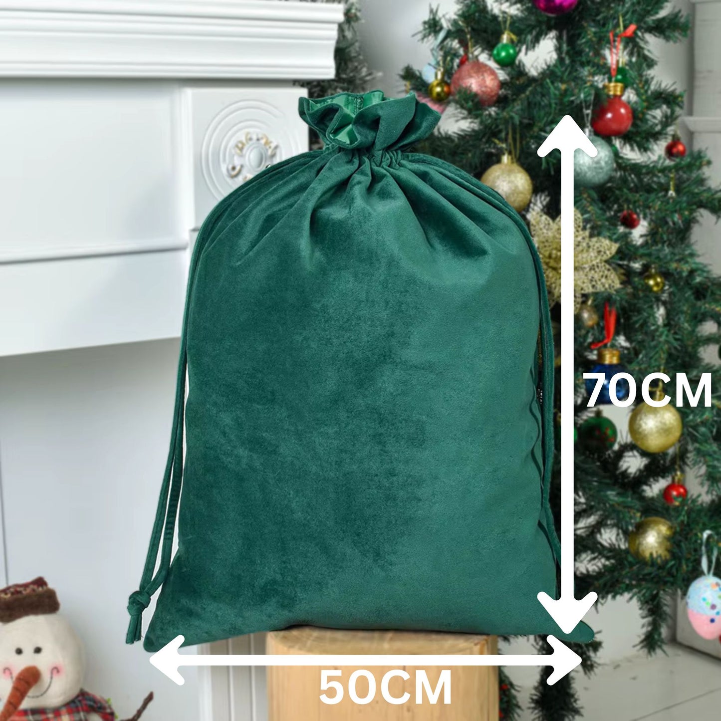 Personalized Velvet Christmas Santa Sack