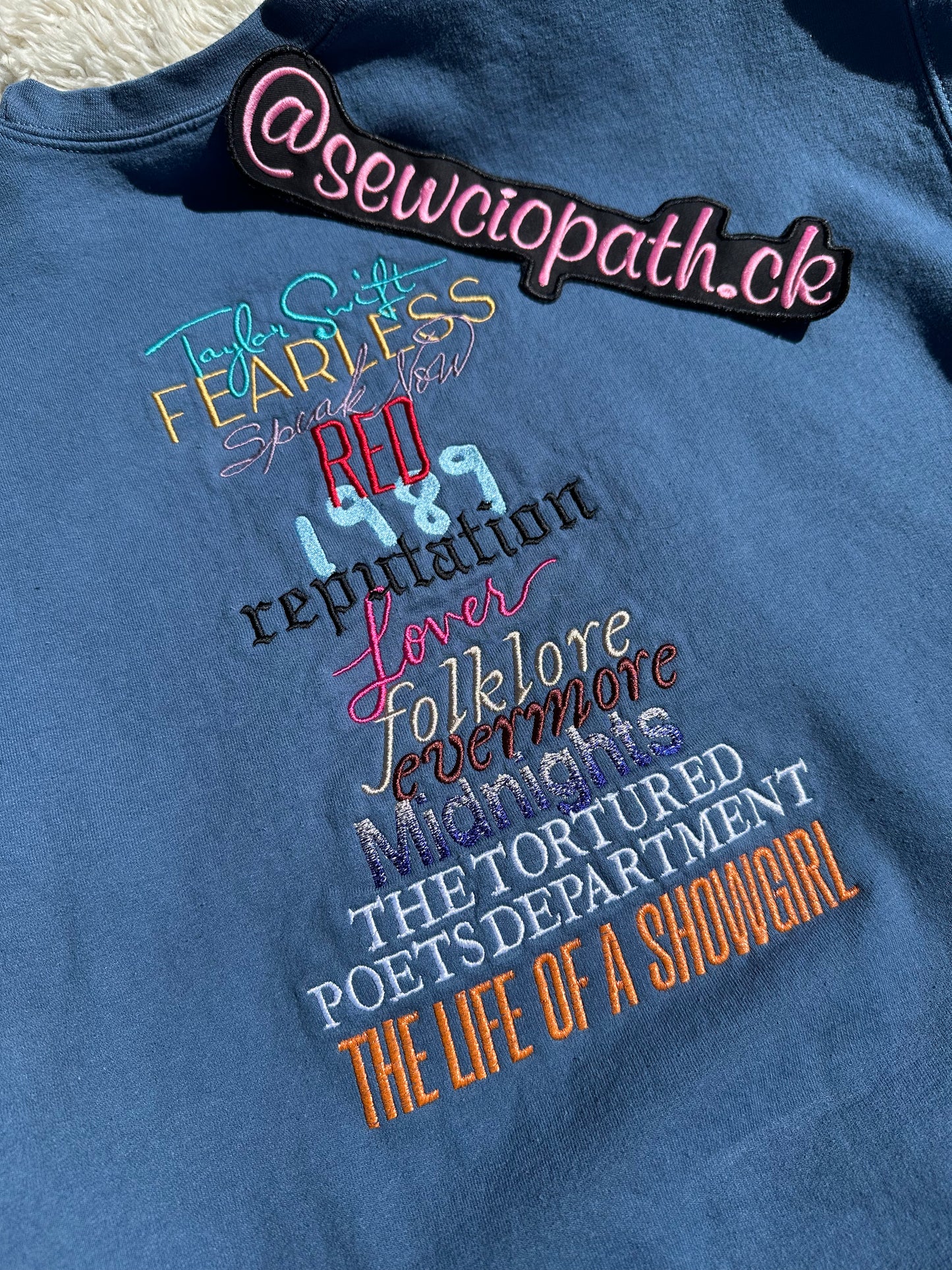 Eras Tour Albums Sweatshirt - TS Inspired