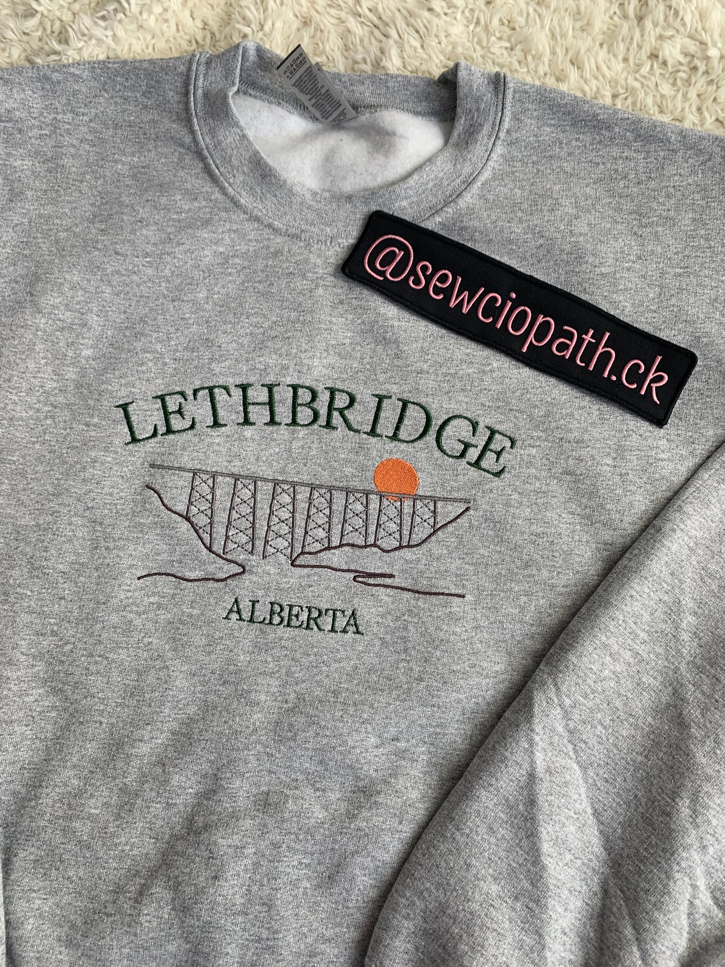 Lethbridge Sweatshirt - Local YQL embroidered sweater