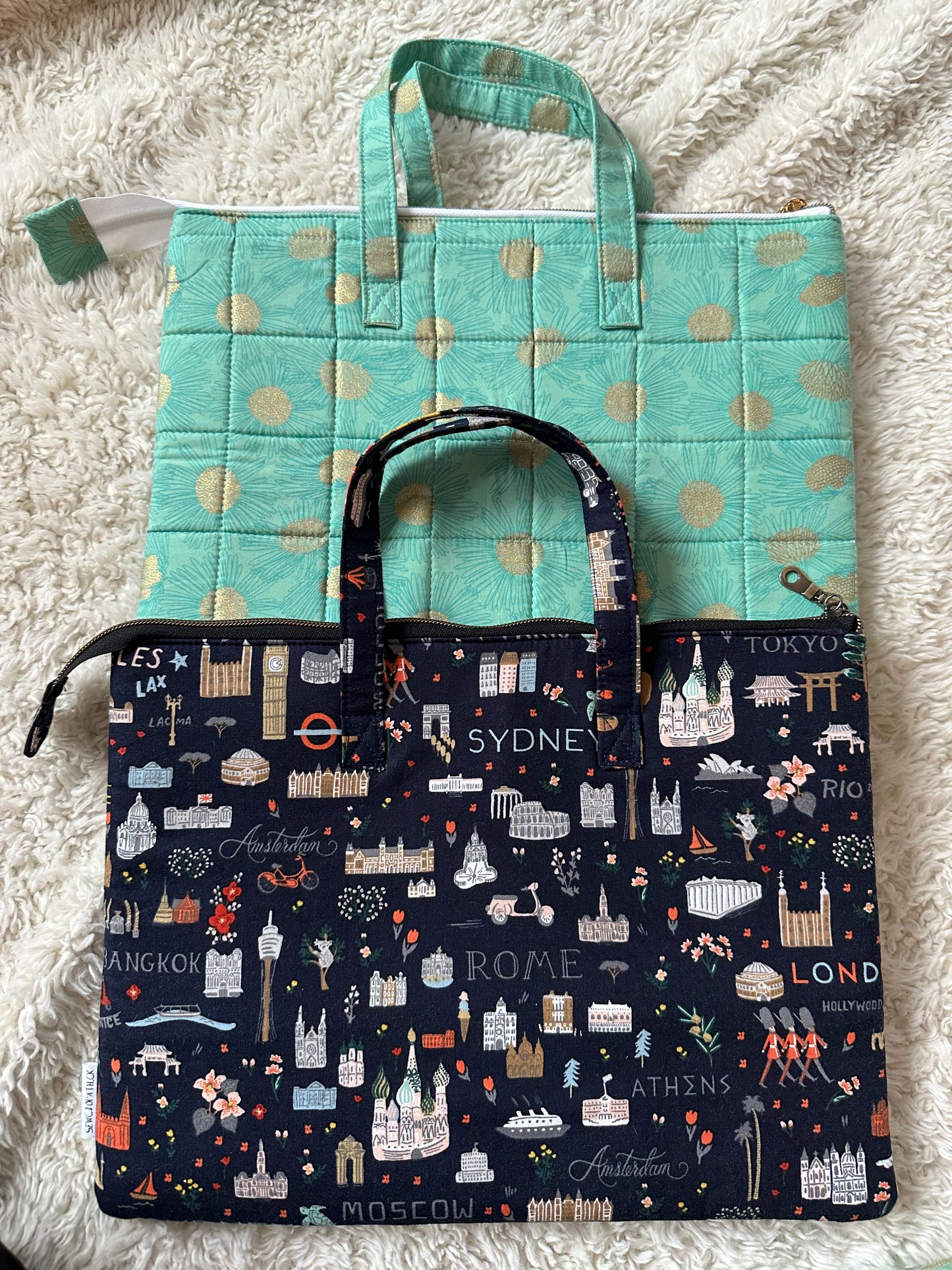 Padded Laptop sleeve/bag- Handmade