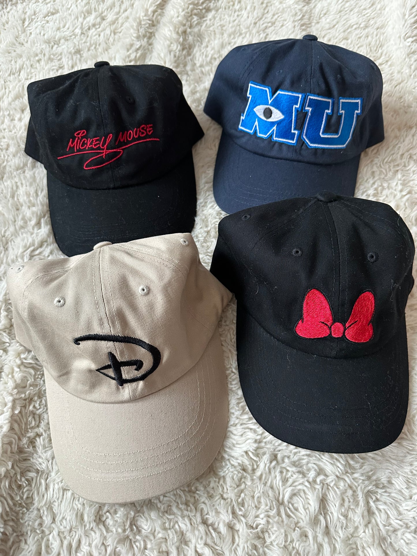 Disney Hats - Embroidered