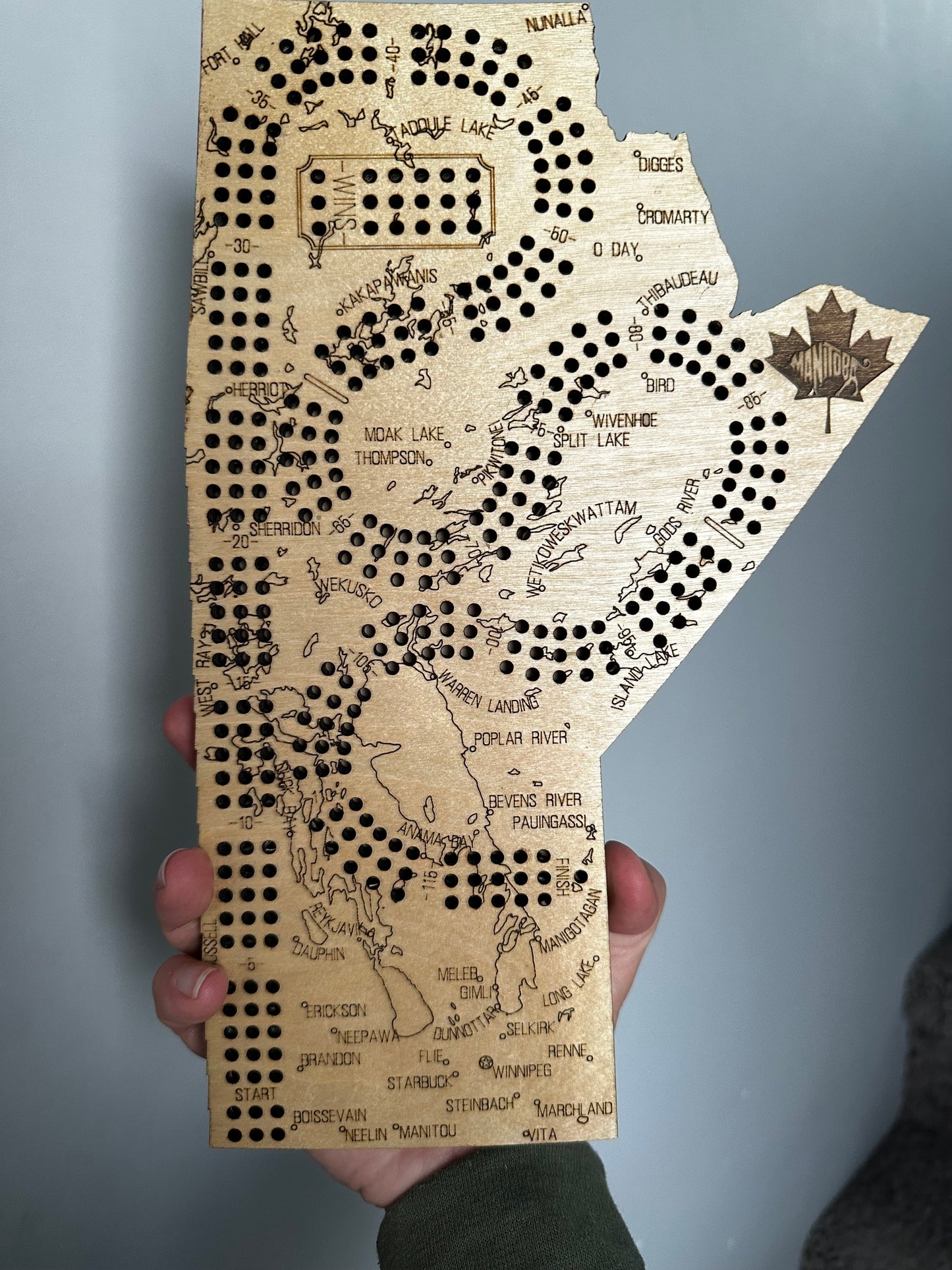 Provinces of Canada Cribbage Boards | Alberta Crib Board