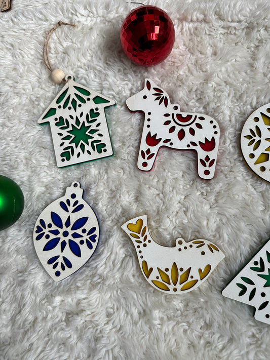 Nordic Christmas Ornaments