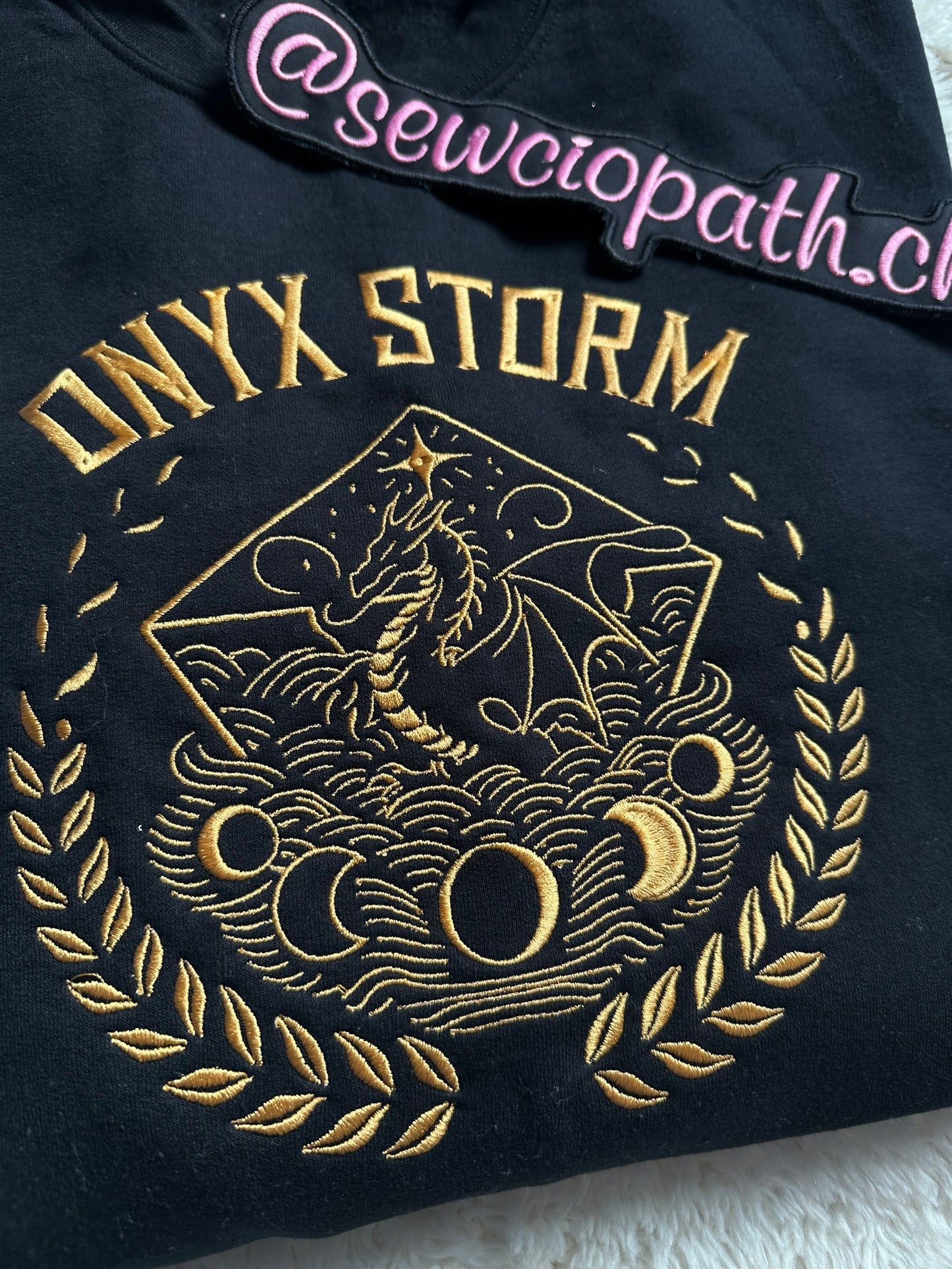 Onyx Storm Embroidered Sweatshirt