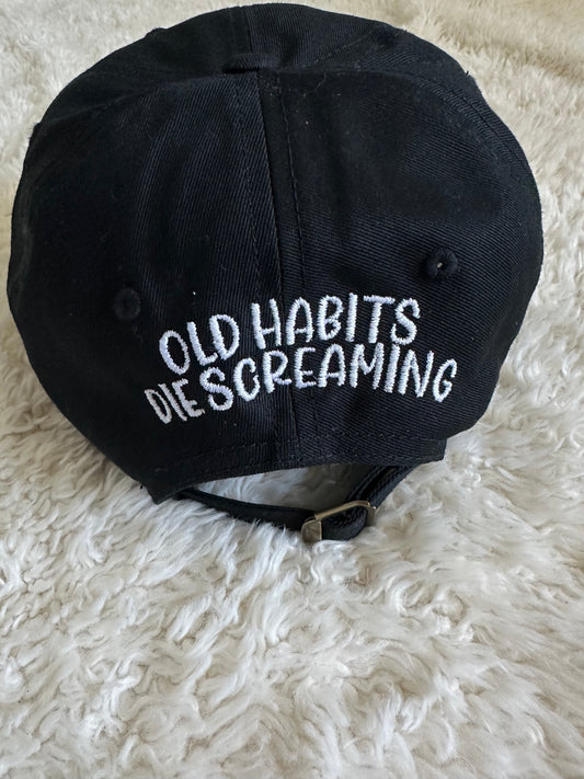 The Black Dog Hat | TTPD Merch | Old Habits Die Screamin g| Swiftie