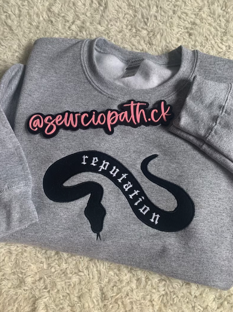 Reputation Embroidered Sweatshirt