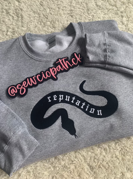 Reputation Embroidered Sweatshirt