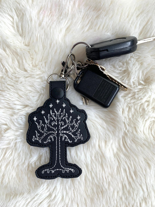 The White Tree Keychain