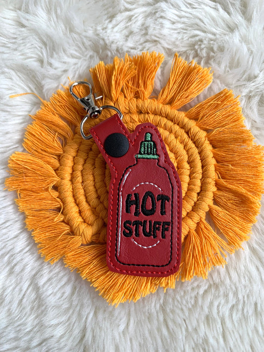 Hot Stuff Sriracha Keychain