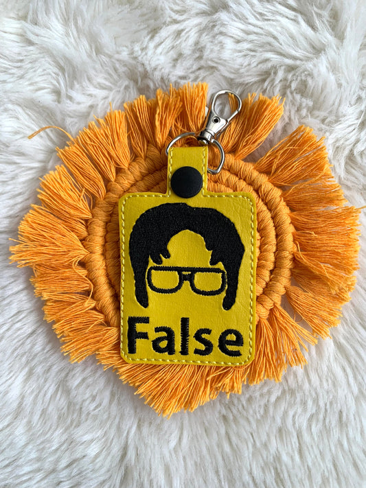 False Dwight Keychain
