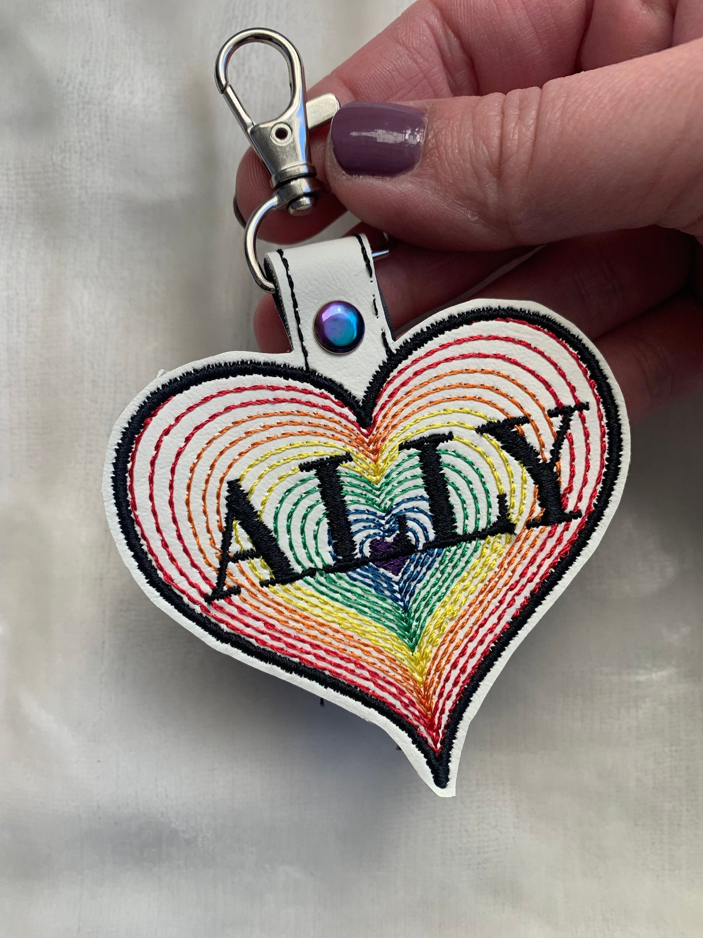 LGBTQ+ Ally keychain