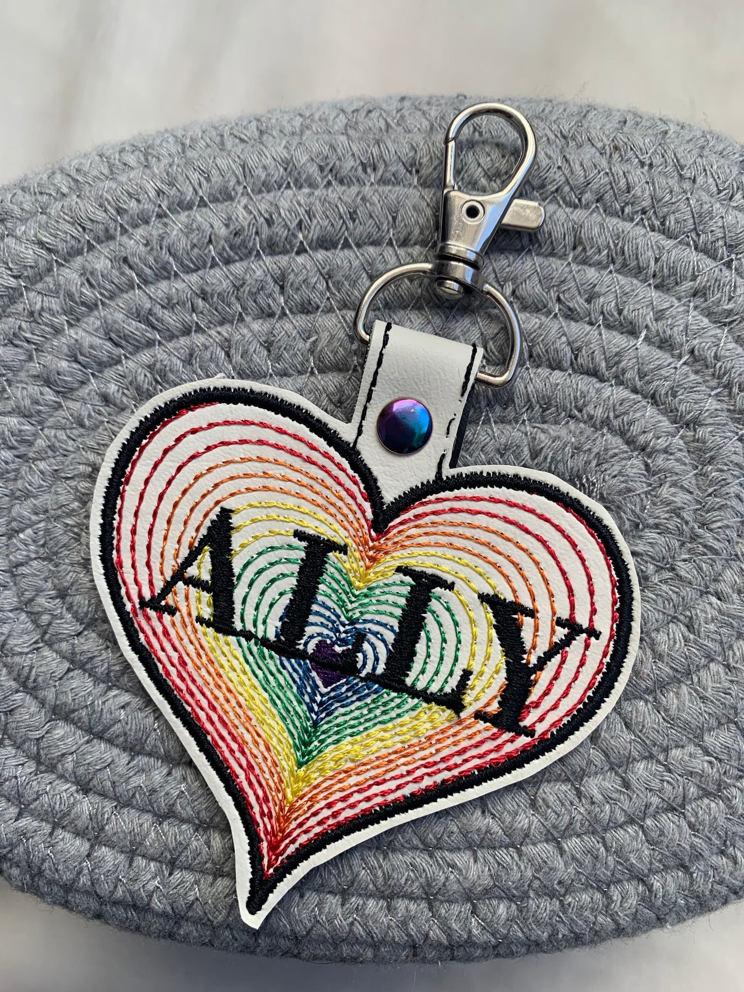 LGBTQ+ Ally keychain