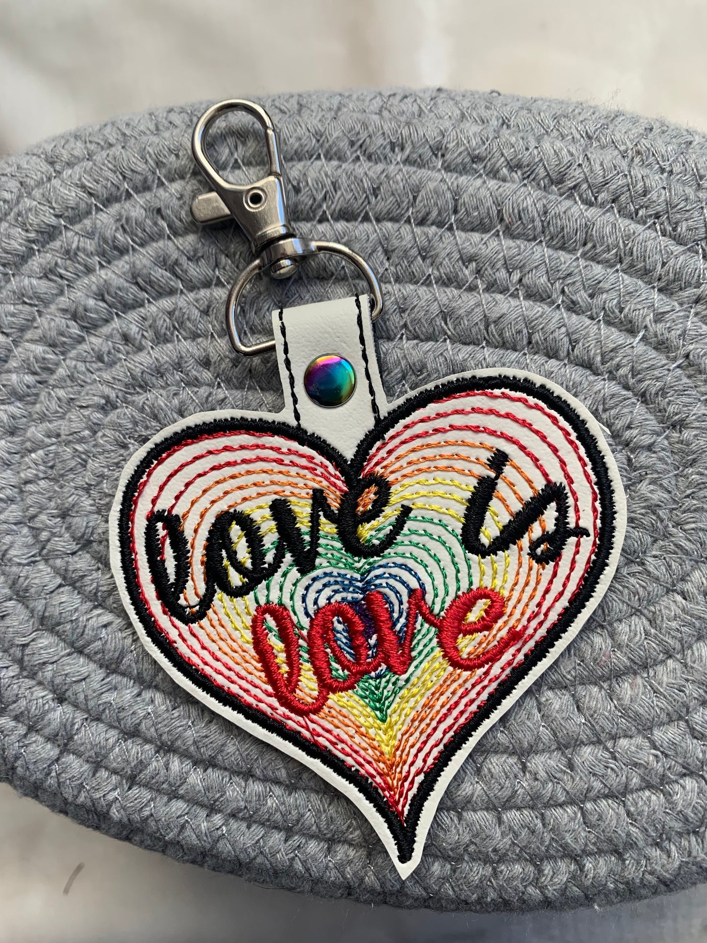 LGBTQ+ Ally keychain