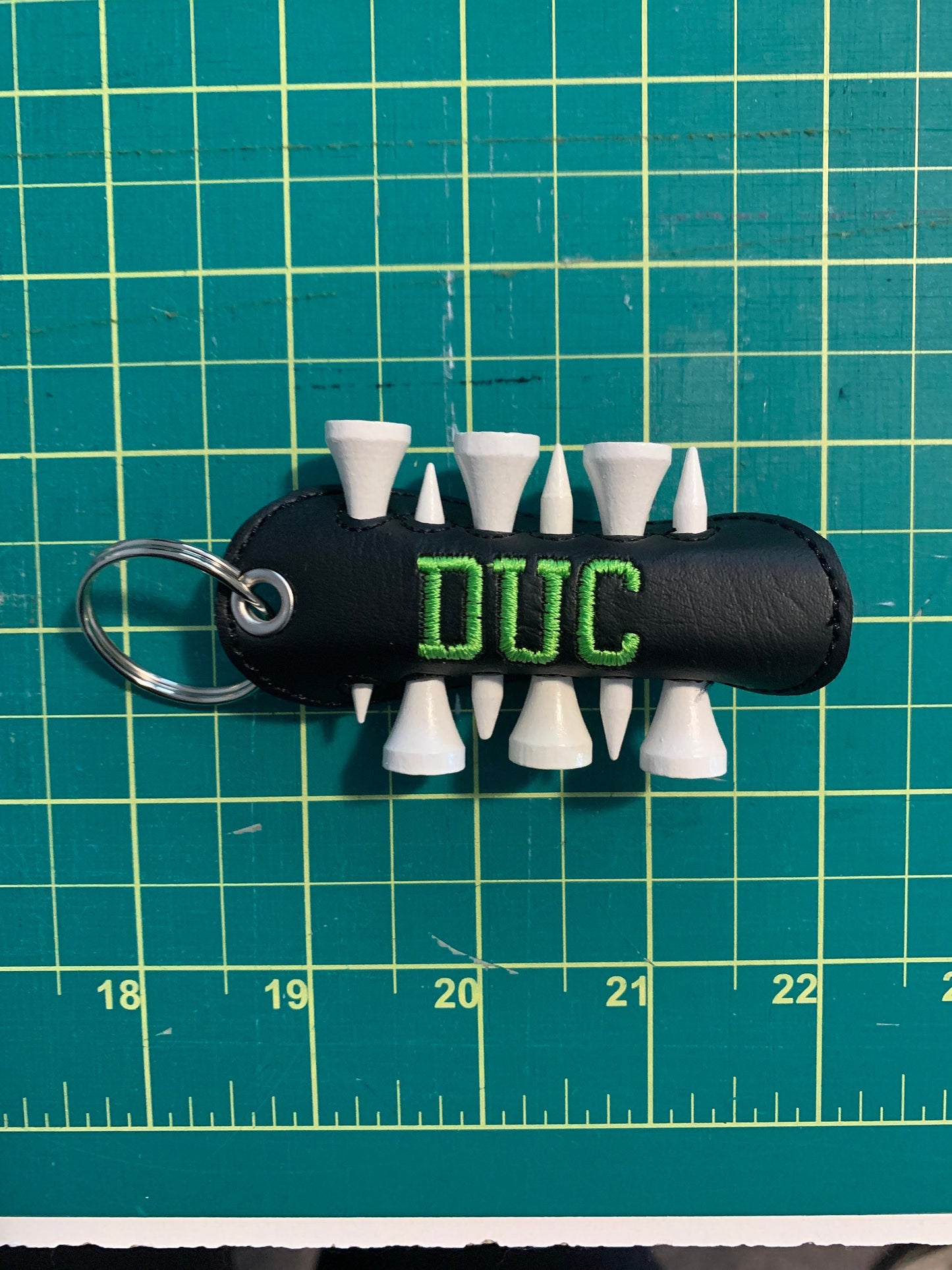 Golf Tee Holder Keychain