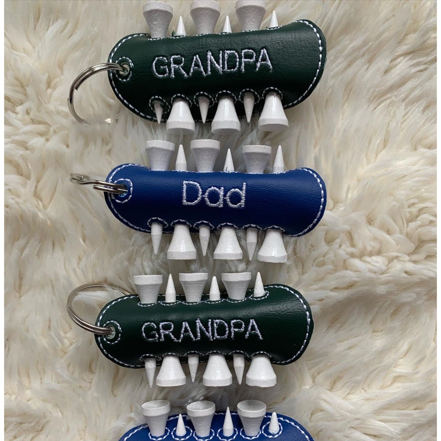 Golf Tee Holder Keychain