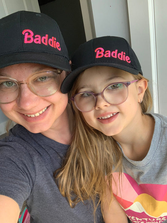 Baddie Baseball Hat for women, Matching Mama and Mini hats