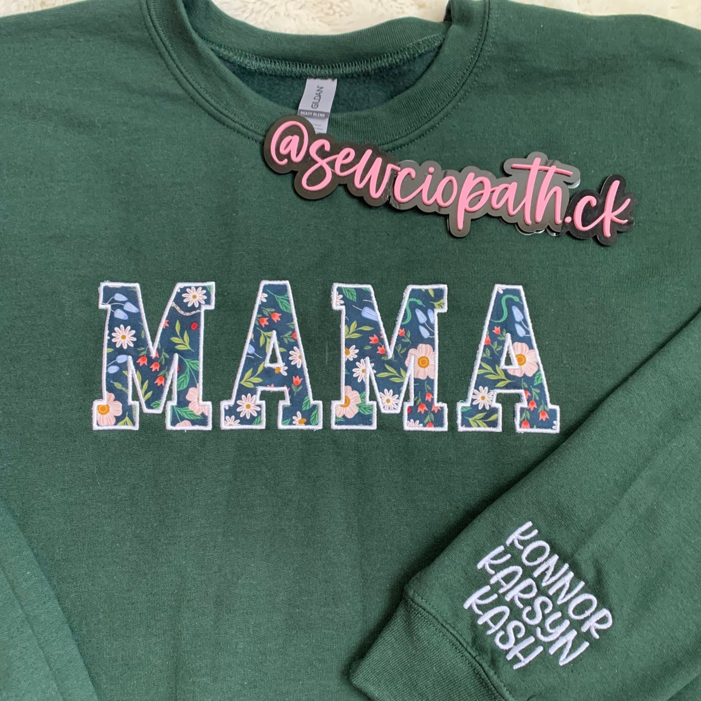 Mama Embroidered Sweatshirt