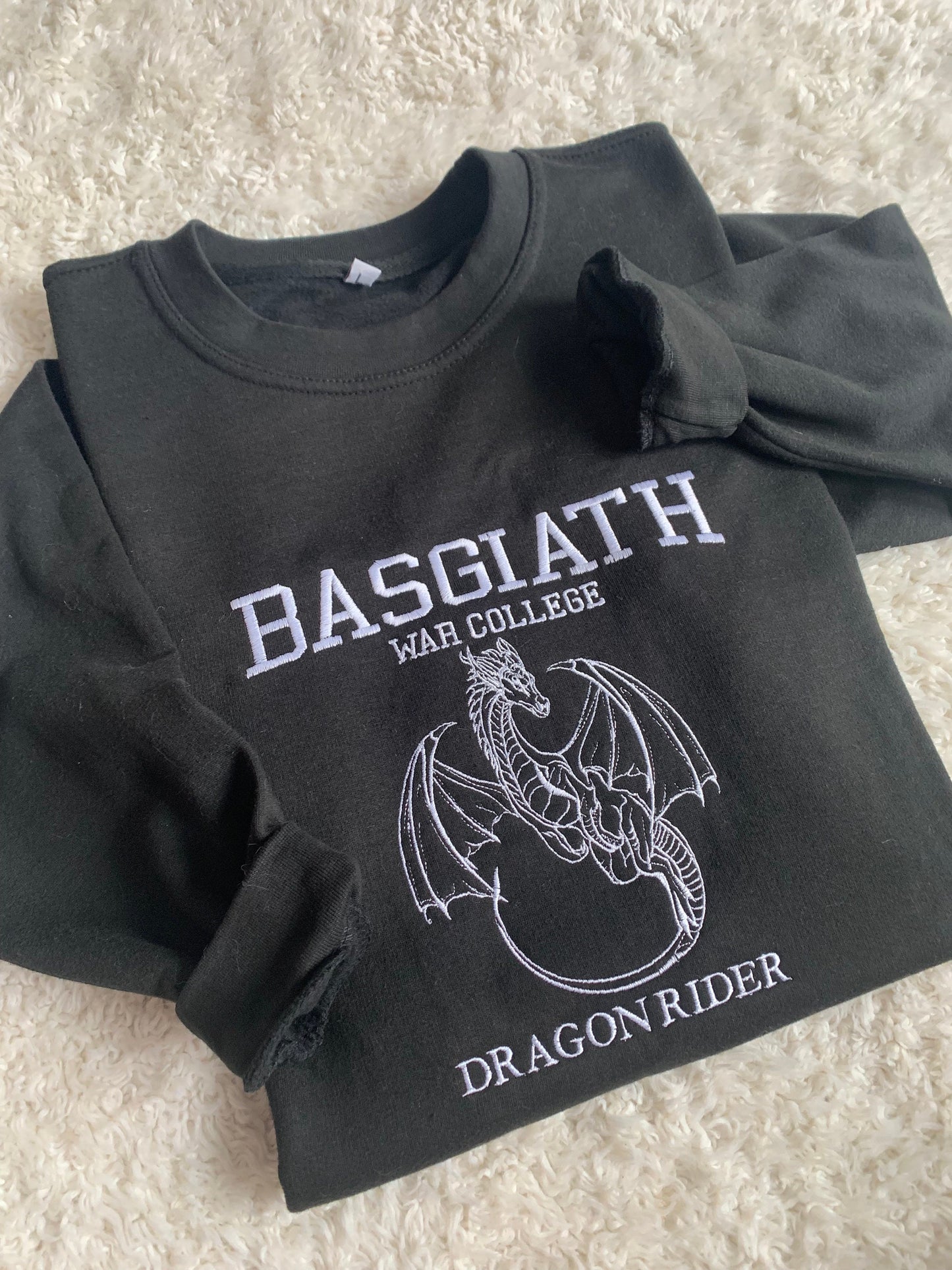 Dragon Riders Quadrant Fourth Wing Inspired Embroidered Sweatshirt
