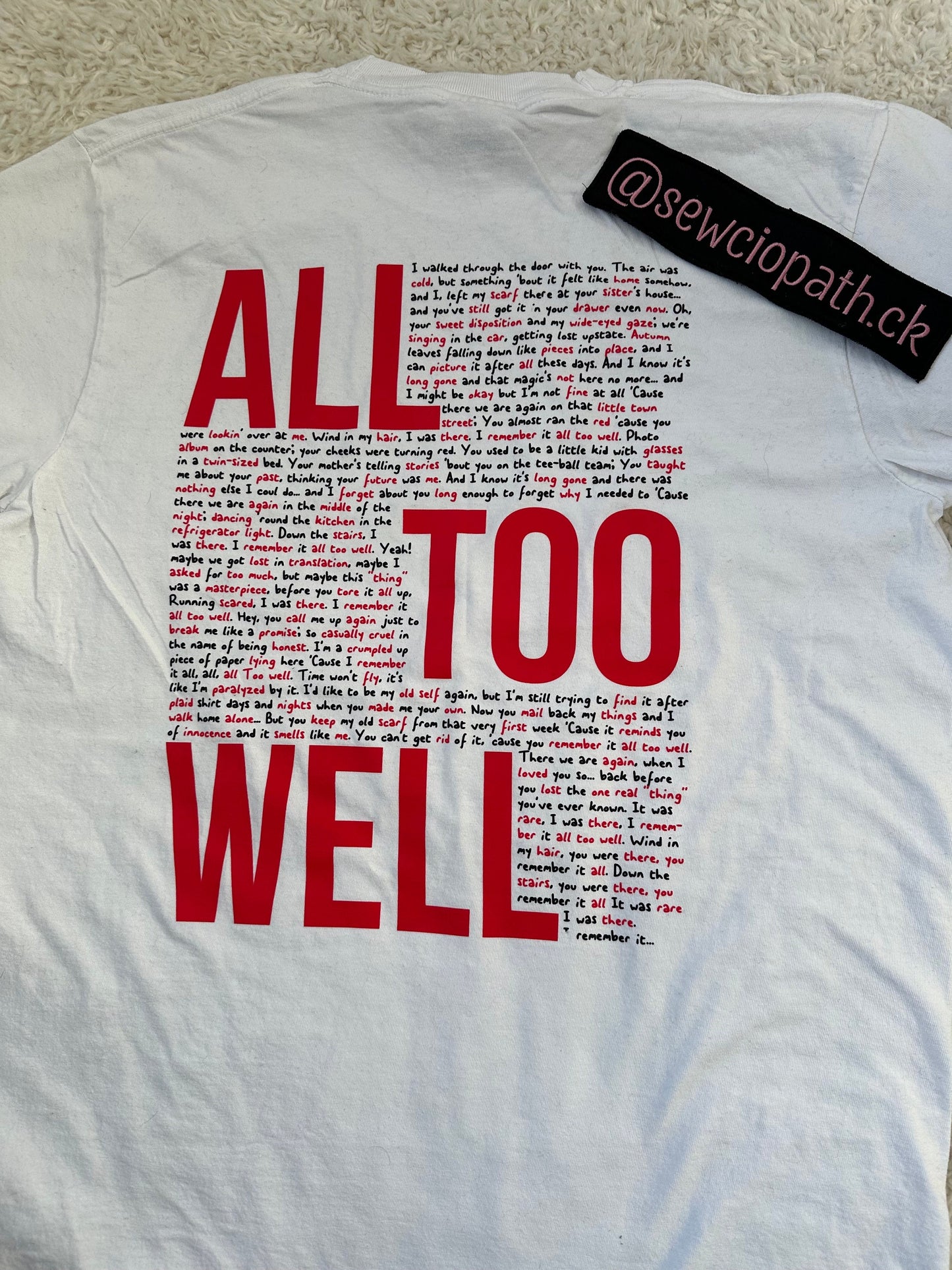 All Too Well Sweatshirt