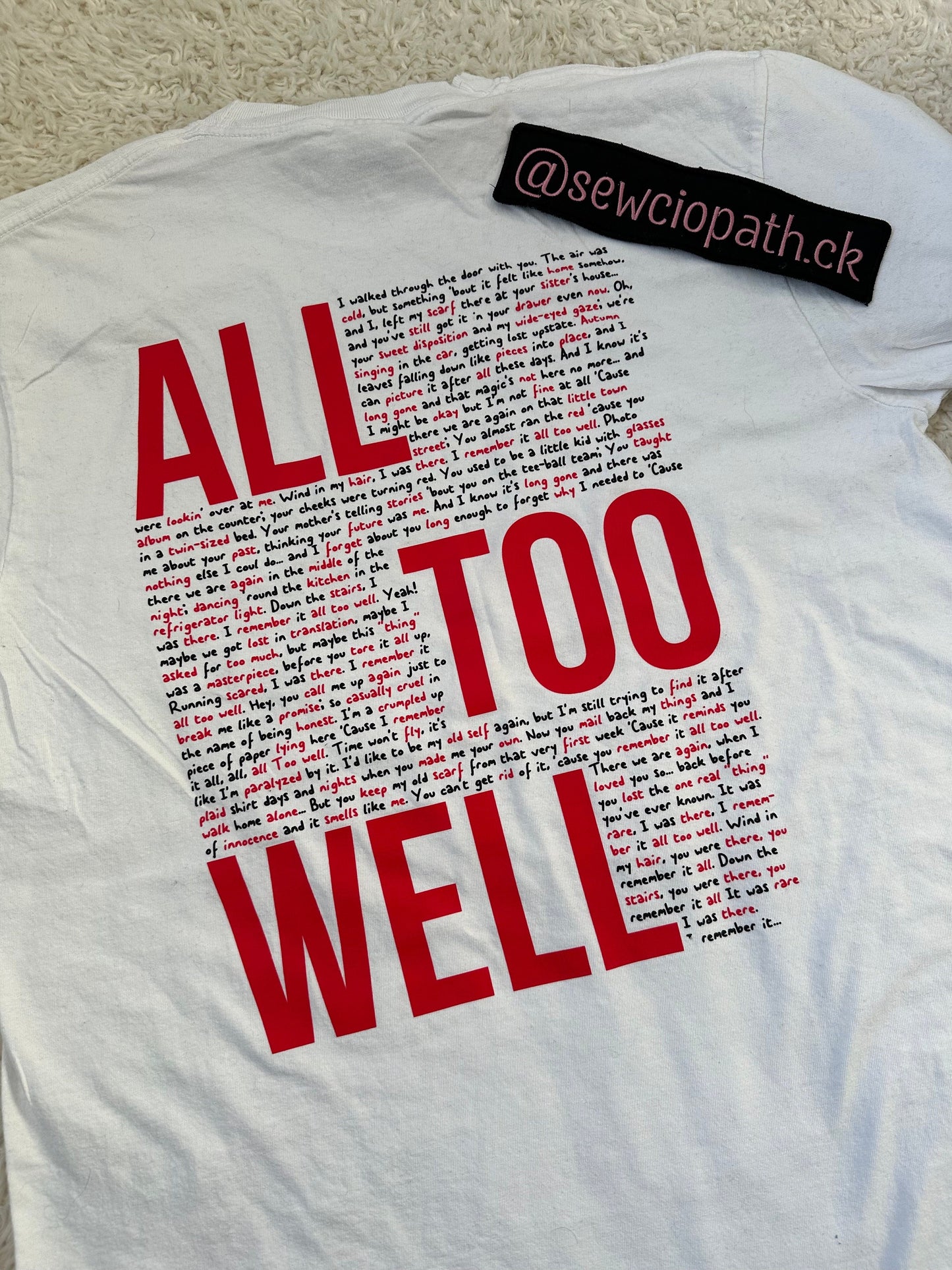 All Too Well Sweatshirt