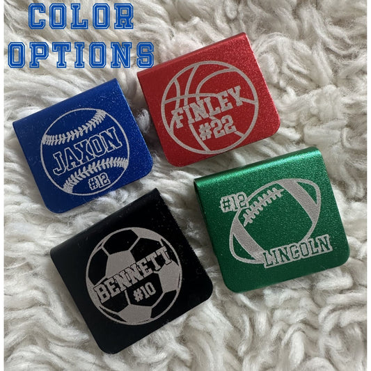 Custom Laser Engraved Hat Clips