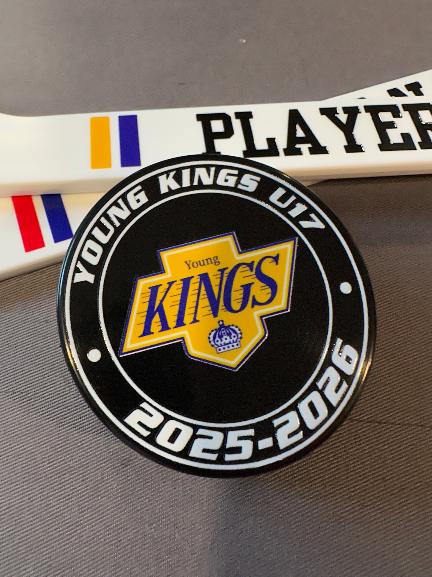 Custom Team Hockey Puck – Personalized Keepsake