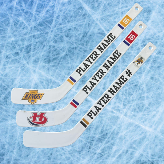 Custom Mini Hockey Sticks – Personalized Team Gifts