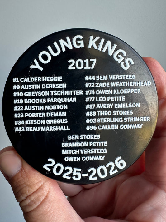 Custom Team Hockey Puck – Personalized Keepsake