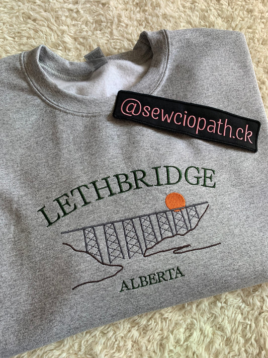 Lethbridge Sweatshirt - Local YQL embroidered sweater