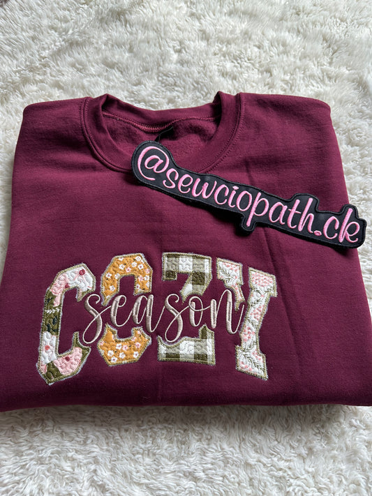 Cozy Season Quilted Sweatshirt