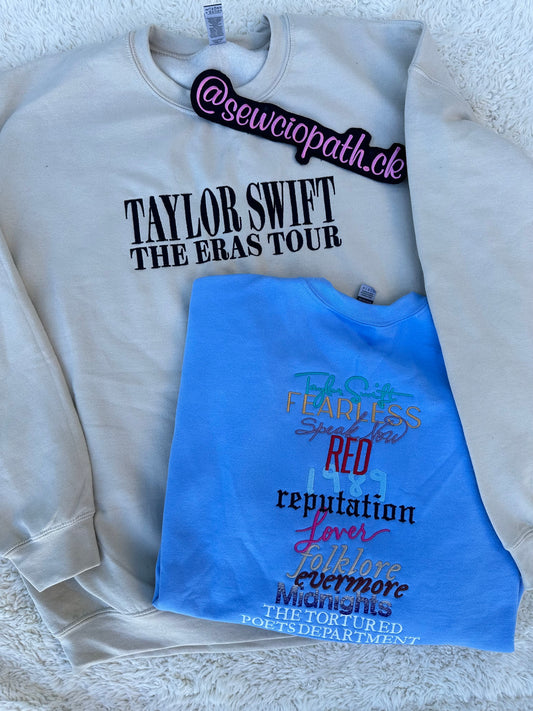 Eras Tour Albums Sweatshirt - TS Inspired