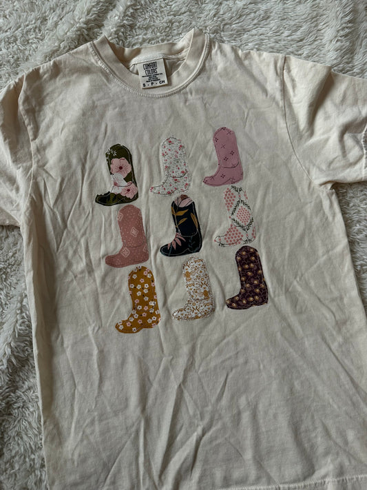Cowboy boot T-shirt