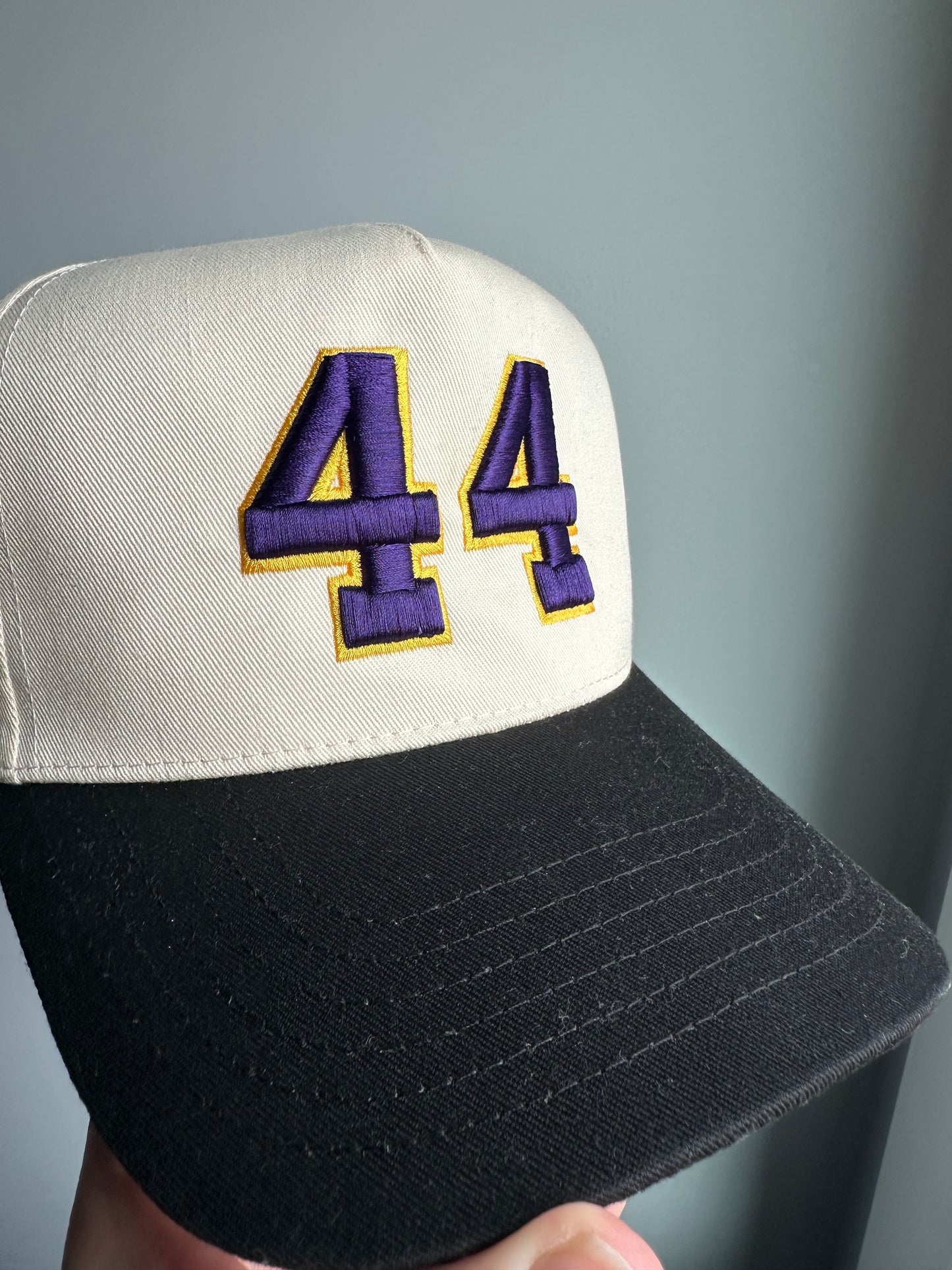 Custom Embroidered Sports Number Hats | Puff Embroidery