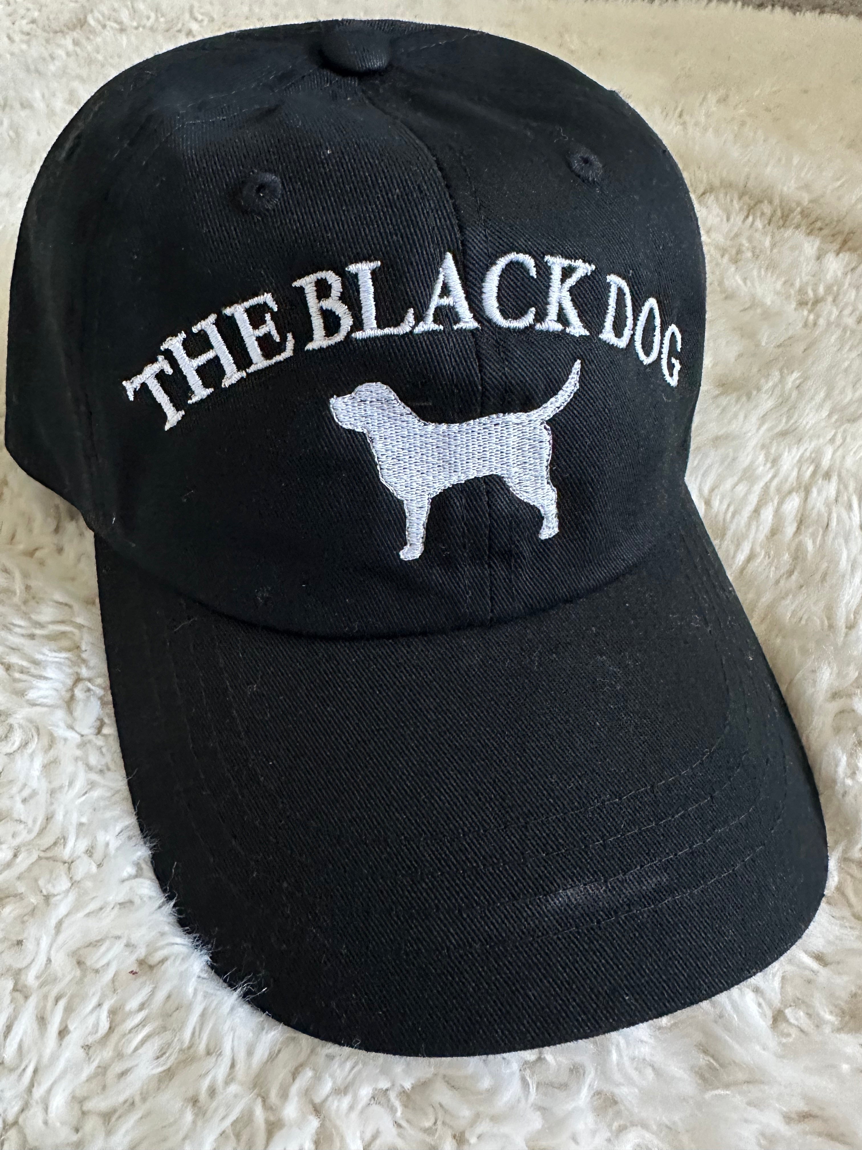 The Black Dog Hat TTPD Merch Old Habits Die Screamin g Swiftie White Black