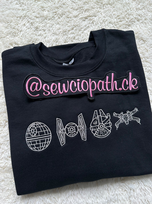 Star Wars Ships Sweatshirt - Embroidered