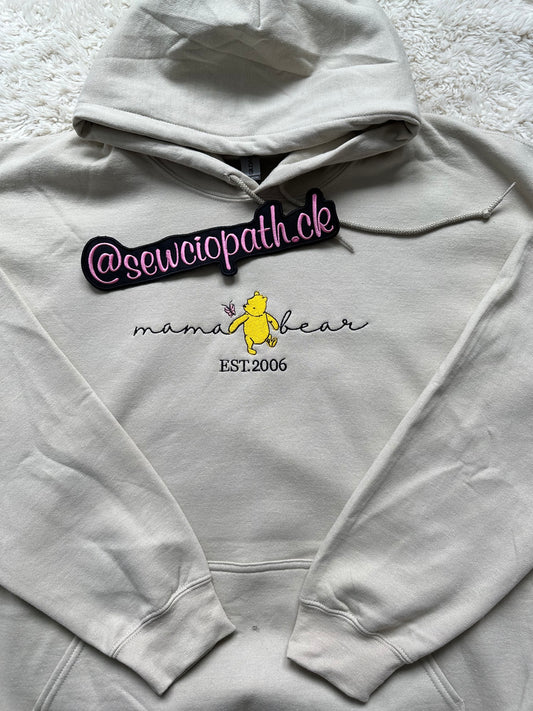 Pooh Bear Mama Sweatshirt - Mama Bear Pooh Sweater