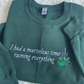 Last Great American Dynasty Embroidered Sweatshirt