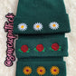 Embroidered Flower Beanie