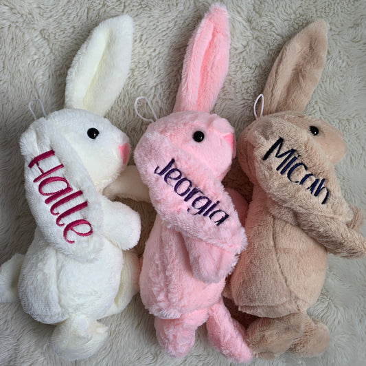 Custom Embroidered Easter Bunny