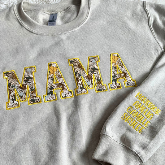 Mama Embroidered Sweatshirt