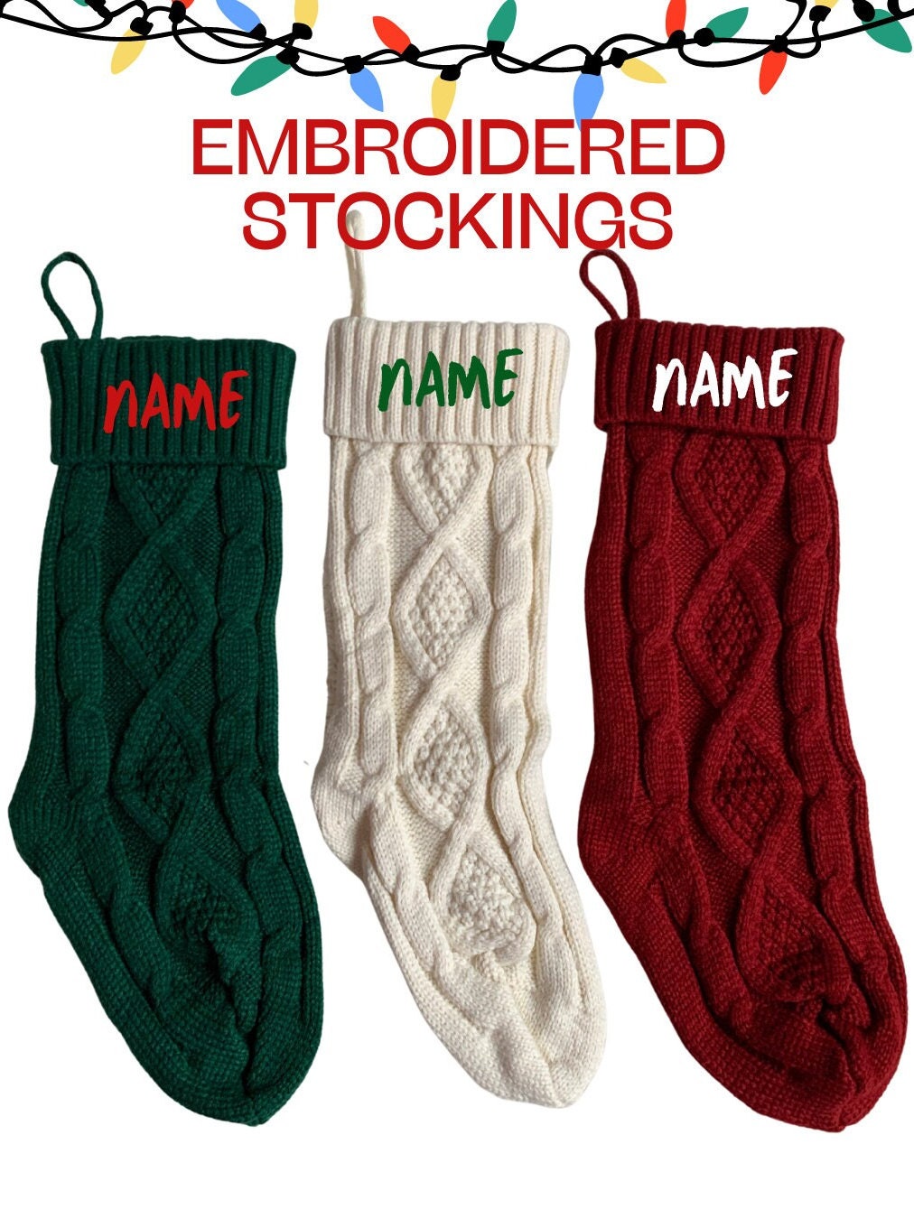 Personalized Christmas Stockings